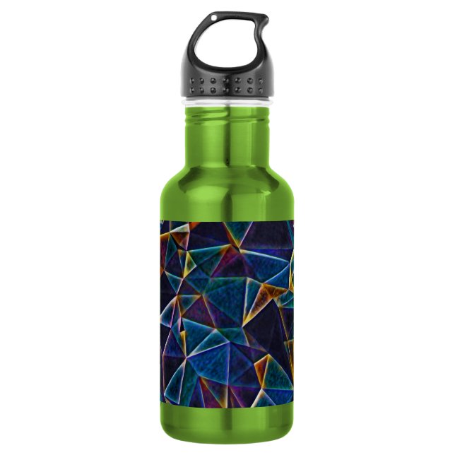 Broken Bubbles  Stainless Steel Water Bottle (Front)