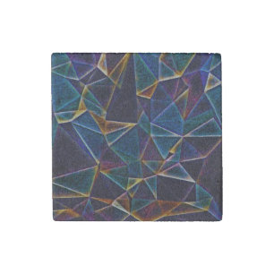 Broken Bubbles  Stone Magnet