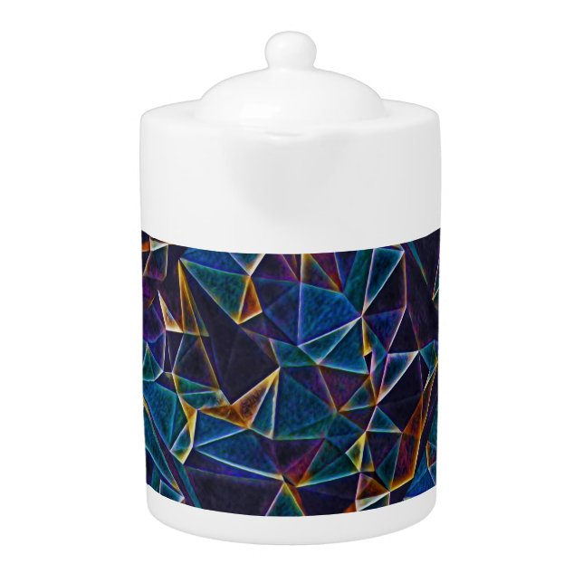 Broken Bubbles  Teapot (Front)