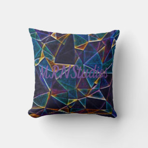 Broken Bubbles Throw Pillow