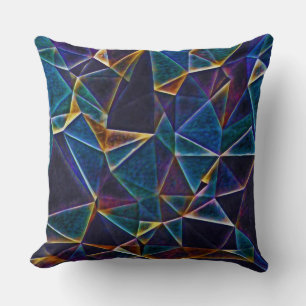 Broken Bubbles  Throw Pillow
