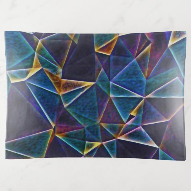 Broken Bubbles  Trinket Tray (Front)