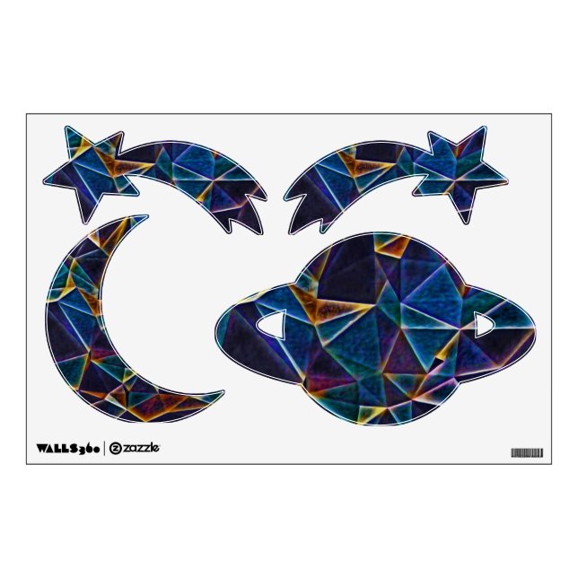 Broken Bubbles  Wall Decal (Front)