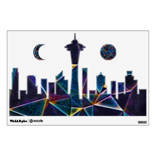 Broken Bubbles  Wall Decal (Front)