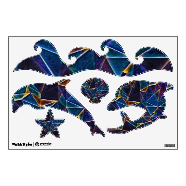 Broken Bubbles  Wall Decal (Front)