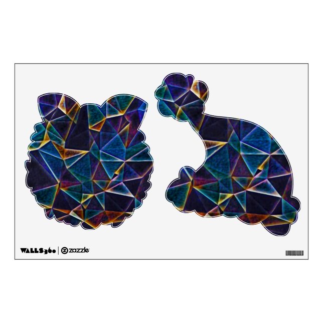 Broken Bubbles  Wall Decal (Front)