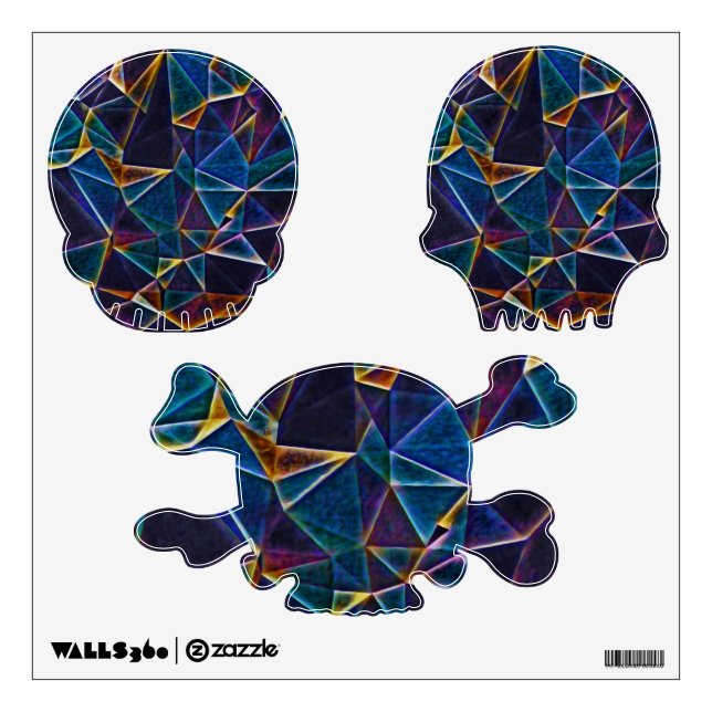 Broken Bubbles  Wall Decal (Front)