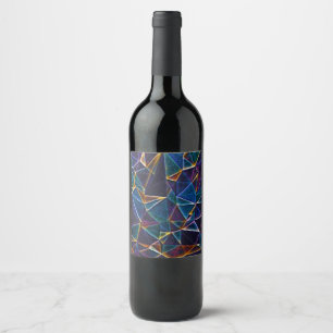 Broken Bubbles Wine Label