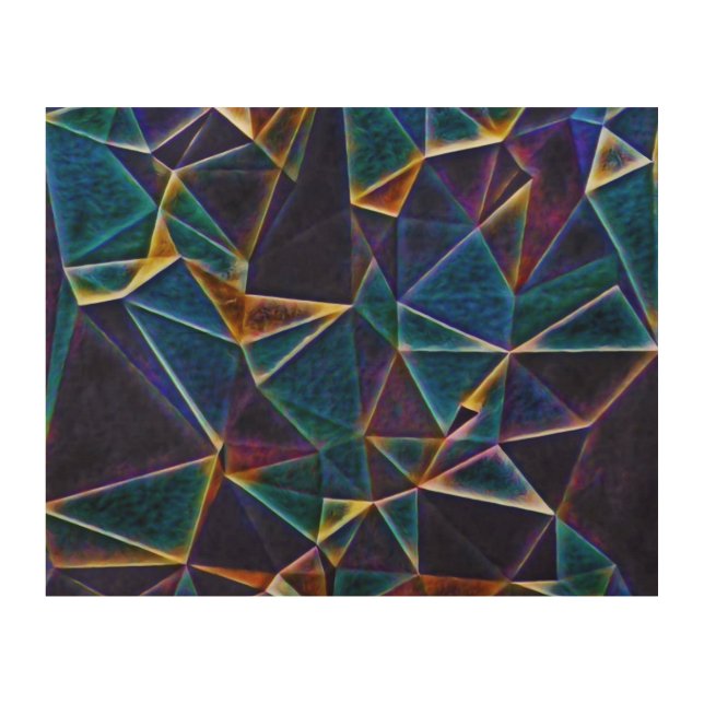 Broken Bubbles  Wood Wall Art (Front)
