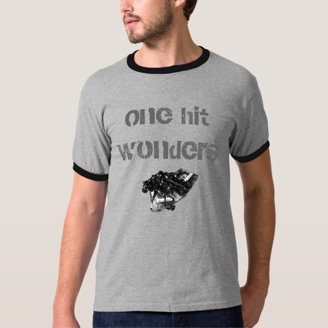 Broken Casette Tape, One Hit Wonders T-Shirt (Front)