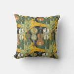 Broken Cello Pattern Throw Pillow