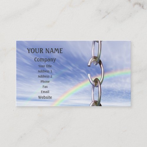 Broken Chain Business Card Templates