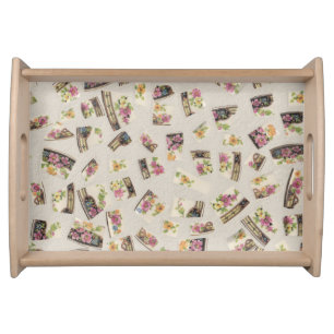 Broken China Mosaic Serving Tray