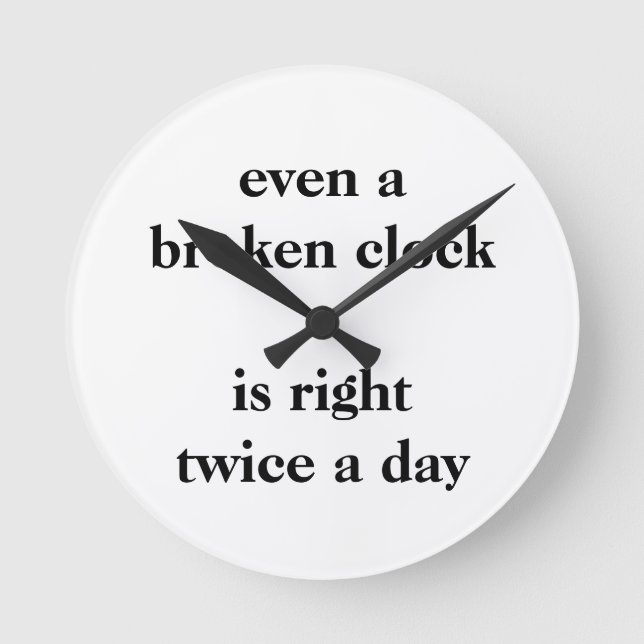 BROKEN CLOCK (Front)