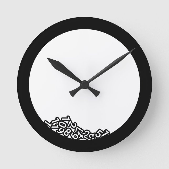 Broken Clock With Fallen Numbers (Front)