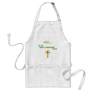 Broken Commandment Christian Adult Apron