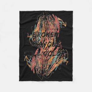 Broken Crayons Can Still Color Kids Mental Health Fleece Blanket