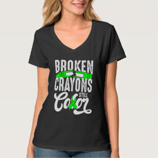 Broken Crayons Still Color Mental Health Awareness T-Shirt