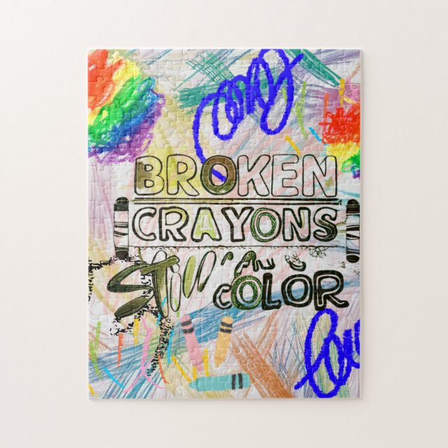 Broken Crayons still color Puzzle (Vertical)