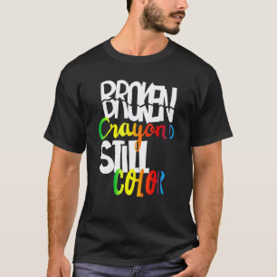 Broken Crayons Still Color Spreading Awareness Men T-Shirt
