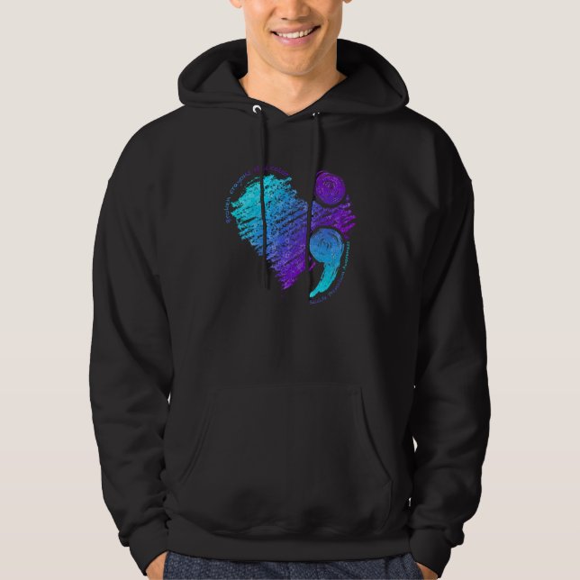 Broken Crayons Still Color Suicide Prevention Awar Hoodie (Front)