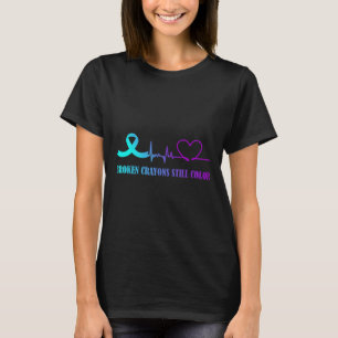 Broken Crayons Still Color Suicide Prevention Awar T-Shirt