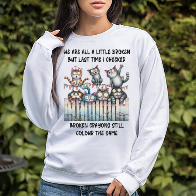 Broken Crayons Sweatshirt (Creator Uploaded)