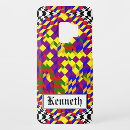 Broken Cube w/ Shadow by Kenneth Yoncich Case-Mate Samsung Galaxy S9 Case