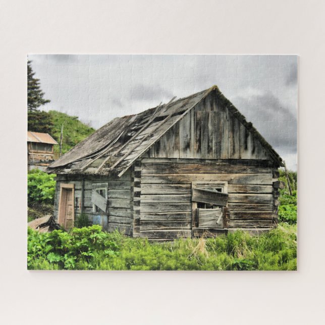Broken Down Cabin in Alaska Jigsaw Puzzle (Horizontal)