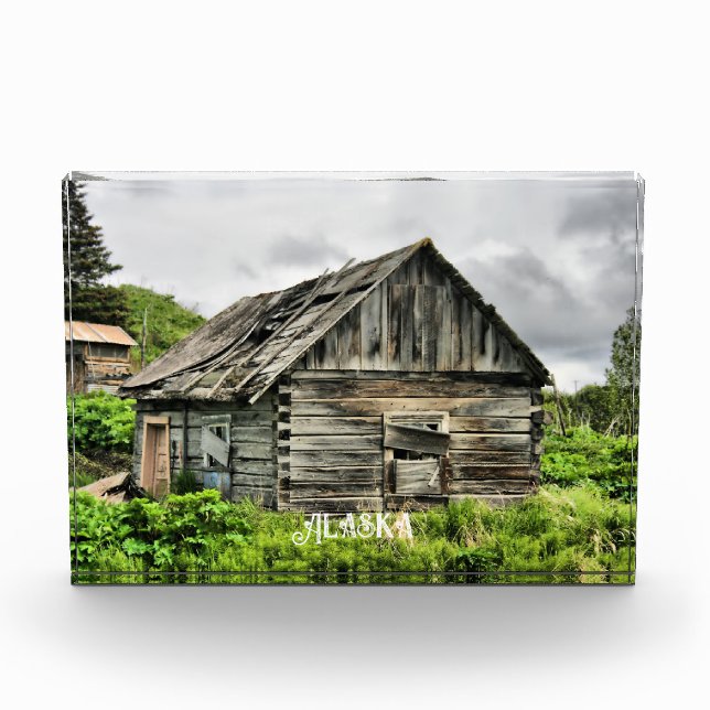 Broken Down Cabin in Alaska  Photo Block (Front)