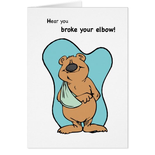 Broken Elbow Bear Cards (Front)