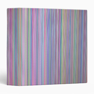 Broken flat screen TV rainbow stripe 3 Ring Binder