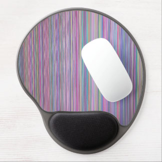 Broken flat screen TV rainbow stripe Gel Mouse Pad