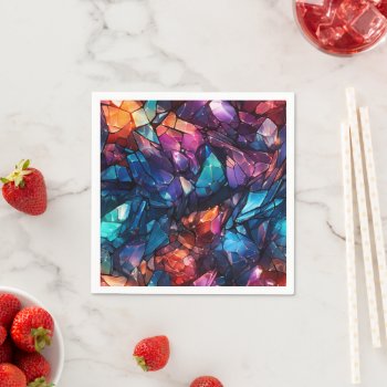 Broken Gems Napkins by MarblesPictures at Zazzle