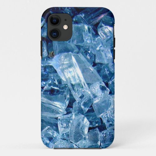 Broken glass blues iPhone 11 case