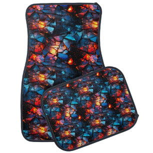Broken Glass Design Car Floor Mat