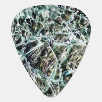 Broken Glass Guitar Pick by The_Pick_Place at Zazzle