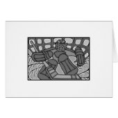 Broken Glass Hockey Goalie (Front Horizontal)