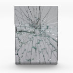 Broken Glass-Look Award<br><div class="desc">* Shattered or broken glass image covers this acrylic award. * Three shape options * Personalize with a photo as a gift for coworker, family or friends. * Text can be added with your choice of font style, color, size and placement. * Click the Customize button to get started. Currently,...</div>
