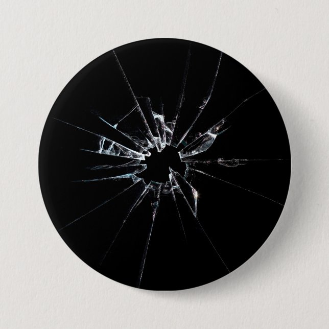 Broken Glass No 1 Button (Front)