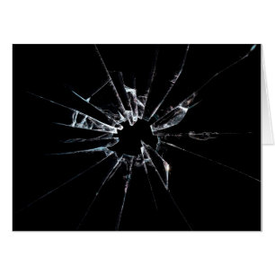 Broken Glass No 1 Card