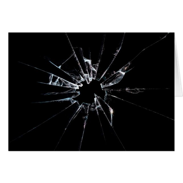Broken Glass No 1 Cards (Front Horizontal)