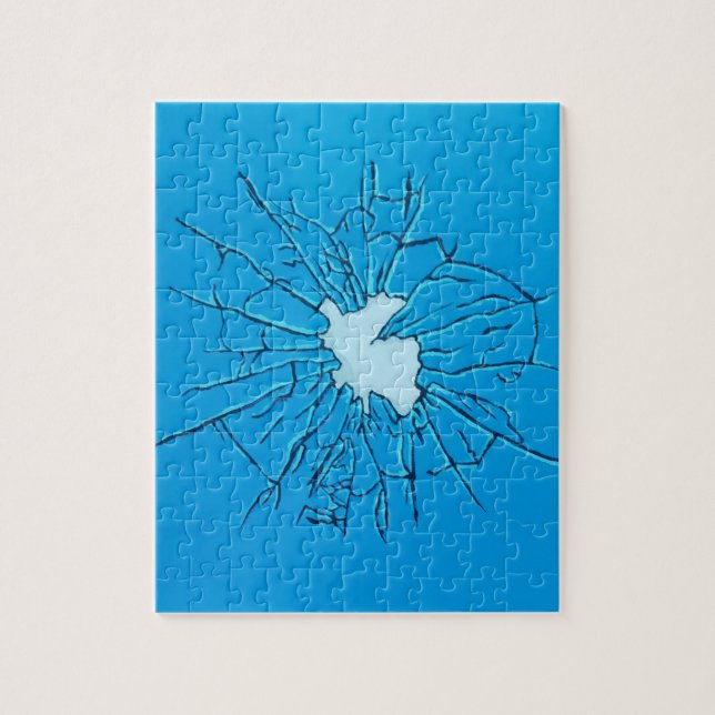 Broken Glass Painting Jigsaw Puzzle (Vertical)
