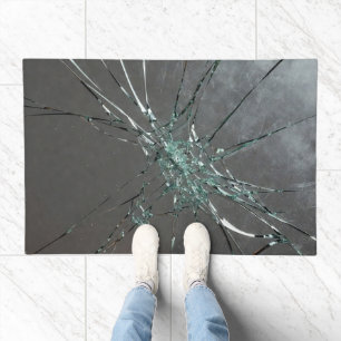 Broken Glass Surface (Style 2) Oil Painting Doormat