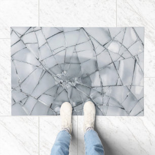 Broken Glass Surface (Style 3) Oil Painting Doormat
