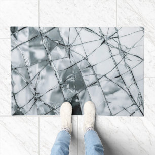 Broken Glass Surface (Style 4) Oil Painting Doormat