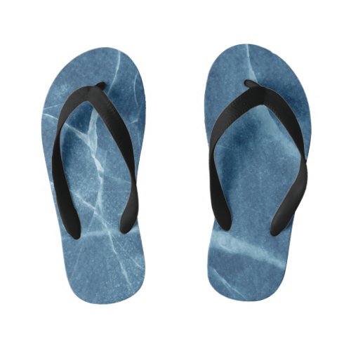 Broken Glass Wallpaper Kids Flip Flops