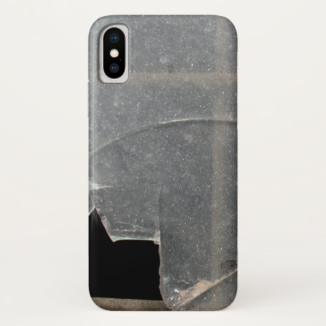 Broken Glass Window With Metal Bar Case-Mate iPhone Case (Back)