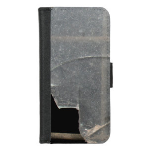 Broken Glass Window With Metal Bar iPhone 8/7 Wallet Case