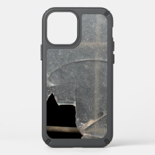 Broken Glass Window With Metal Bar Speck iPhone 12 Case